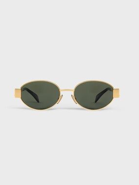 Celine TRIOMPHE METAL 01 SUNGLASSES IN METAL